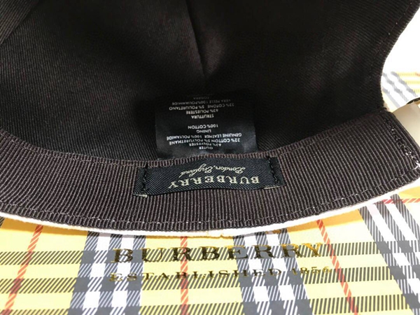 ブランド帽子素材ディテール